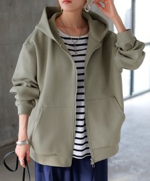 パーカー（グリーン・カーキ/緑色系・ジップアップ