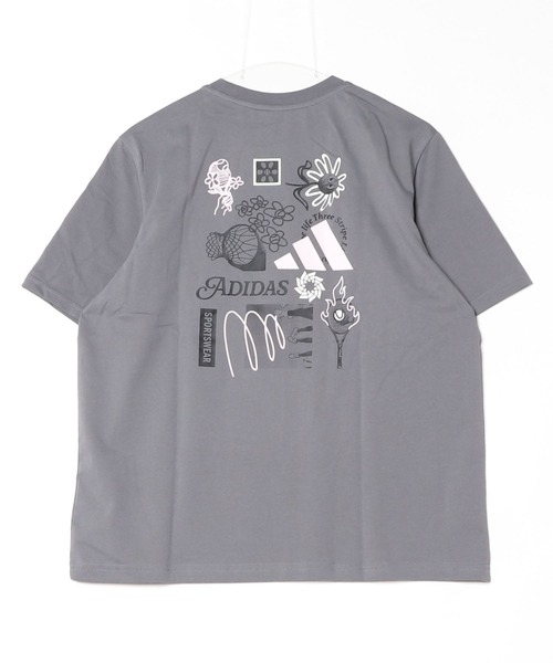 関税込【adidas】adidas Originals バック グラフィック Tシャツ adidas tシャツ アディダス W PHOTO バック グラフィックTシャツ