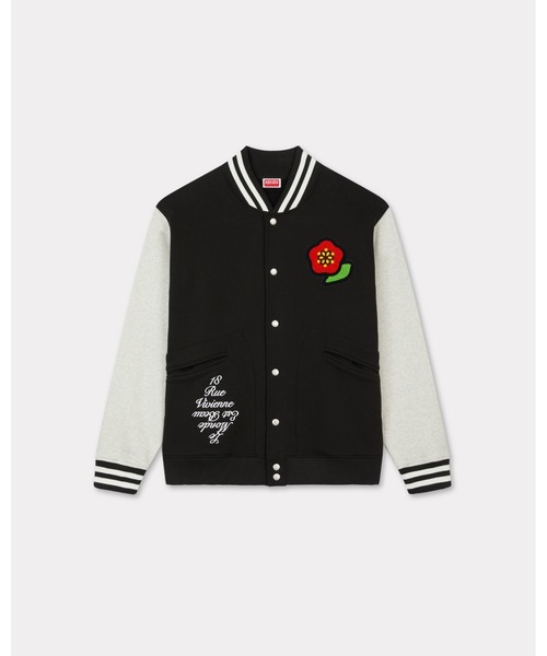 【KENZO】ドローイング バーシティ ポッパー フーディ ※送関込 KENZO - ケンゾー・ヴェルディ・マーケット・タイガー刺繍