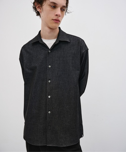 UNITED TOKYO アウトラストデニム ショートスリーブシャツ アウトラストデニム ショートスリーブシャツ(1 BLACK): : メンズ