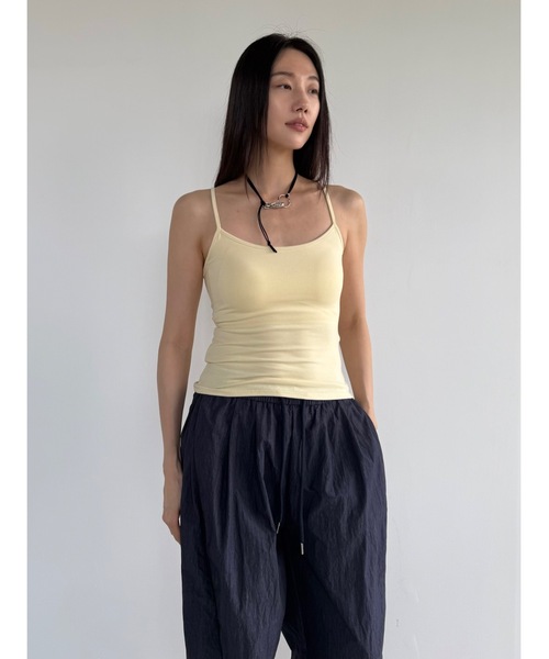 Didot.showroom（ディドット ショールーム）の「ベーシックカップインキャミソール（キャミソール・レディース・アイボリー/ブラック/グレー/レモンイエロー/ベージュ・FREE）」の20枚目の写真