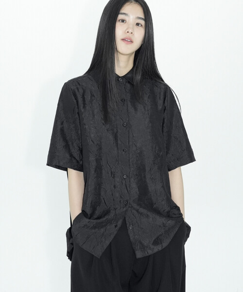 ブラウス シャツ eunoia | ポプリンタックシャツ WOMEN レディース eunoia | ポプリンタックシャツ WOMEN（シャツ/ブラウス