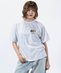 JOHN'S CLOSET | 【t】〔神保町にゃんこ堂〕ワンポイント刺繍/両面プリント 半袖Tシャツ(Tシャツ/カットソー)