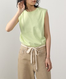 Monocoro toppi（モノコロトッピ）の「USAコットン 汗染み防止ノースリーブTシャツ（Tシャツ/カットソー）」