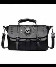 NOVESSEL | A'GEM/9 × .kom『NOVESSEL/ノベセル』スカルデザインスタッズショルダーバッグ(ショルダーバッグ)