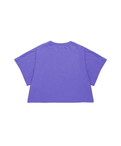 N°21（ヌメロ ヴェントゥーノ）の「N°21（ヌメロ ヴェントゥーノ）Kids & Junior ブランドロゴ半袖Tシャツカットソー（Tシャツ/カットソー・キッズ・パープル・14Y/16Y/12Y）」の4枚目の写真