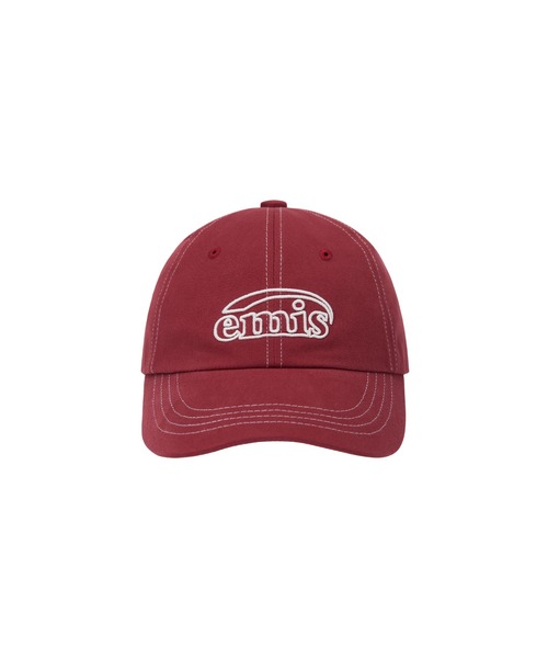 EMIS★NEW [正規品] 24SS WHITE STITCH BALL CAP 全11種 WHITE STITCH BALL CAP-NAVY - EMIS