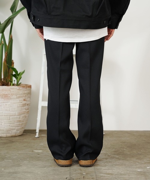 maatee&sons flare 2 フレア　スラックス  パンツ　24aw MAISON SPECIAL パンツ Double Satin Flare Pants/ダブルサテン