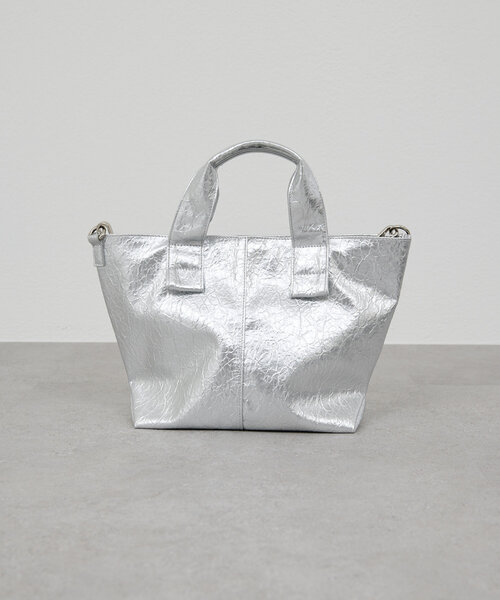 GALLARDAGALANTE（ガリャルダガランテ）の「【2.718】パテントMIDIトート（トートバッグ・レディース・ブラック/シルバー・FREE）」の8枚目の写真