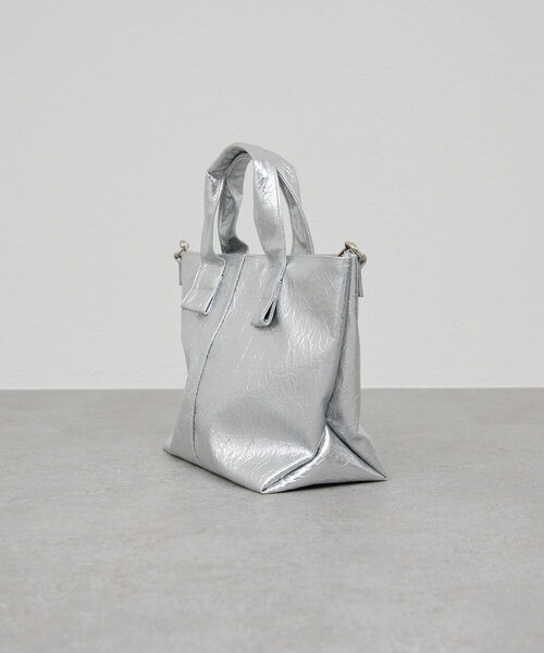 GALLARDAGALANTE（ガリャルダガランテ）の「【2.718】パテントMIDIトート（トートバッグ・レディース・ブラック/シルバー・FREE）」の9枚目の写真