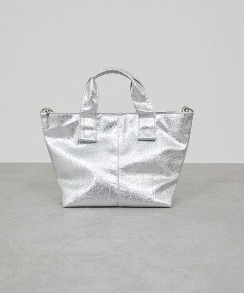 GALLARDAGALANTE（ガリャルダガランテ）の「【2.718】パテントMIDIトート（トートバッグ・レディース・ブラック/シルバー・FREE）」の10枚目の写真