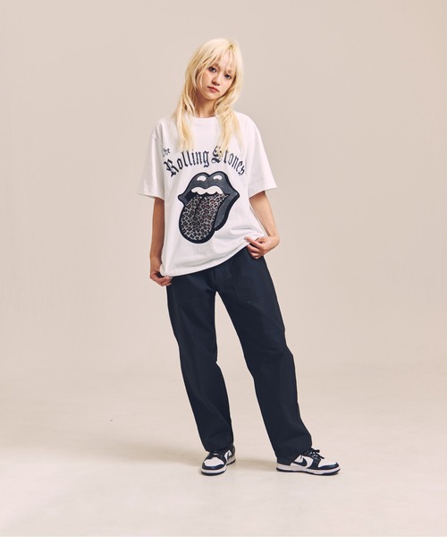 JACKROSE（ジャックローズ）の「B-TRS-Lips&Tongue　アニマル/SSTEE（Tシャツ/カットソー・メンズ・ホワイト/チャコール・M/L）」の18枚目の写真