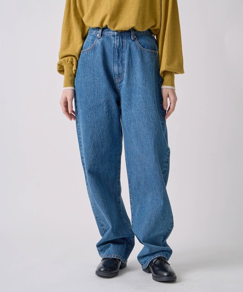 Kelen(ケレン)の「「KELEN / ケレン」ワイドストレートデニム(その他パンツ・レディース・ブルー/ワンウォッシュ・S/M)」の2枚目の写真