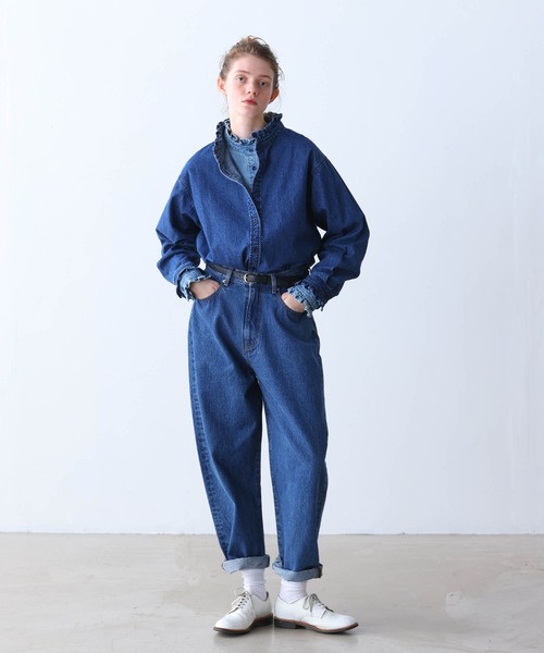 Kelen(ケレン)の「「KELEN / ケレン」ワイドストレートデニム(その他パンツ・レディース・ブルー/ワンウォッシュ・S/M)」の3枚目の写真