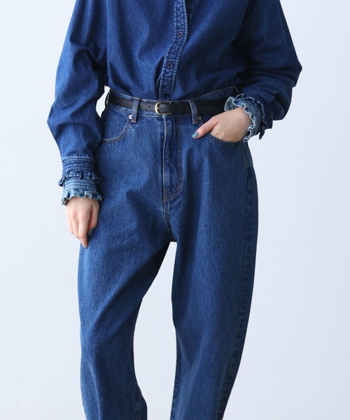 Kelen(ケレン)の「「KELEN / ケレン」ワイドストレートデニム(その他パンツ・レディース・ブルー/ワンウォッシュ・S/M)」の5枚目の写真