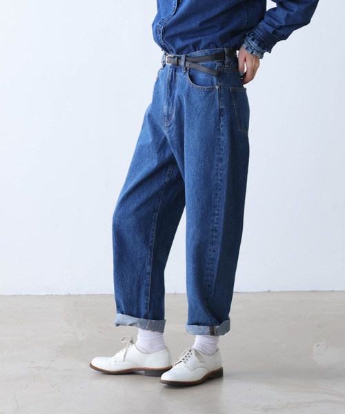Kelen(ケレン)の「「KELEN / ケレン」ワイドストレートデニム(その他パンツ・レディース・ブルー/ワンウォッシュ・S/M)」の6枚目の写真