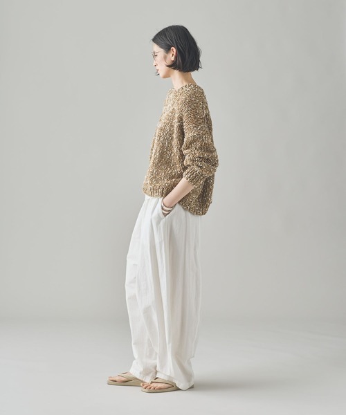 Curensology(カレンソロジー)/ミックスハンドニットプルオーバー