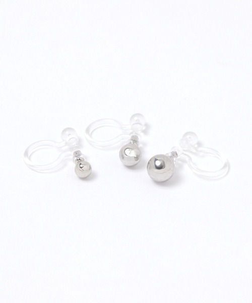 LAKOLE（ラコレ）の「ラウンドボールノンホールピアス6点セット / 497819（ピアス（両耳用）・レディース・その他1/その他2/ホワイト・FREE）」の5枚目の写真