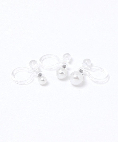 LAKOLE（ラコレ）の「ラウンドボールノンホールピアス6点セット / 497819（ピアス（両耳用）・レディース・その他1/その他2/ホワイト・FREE）」の6枚目の写真