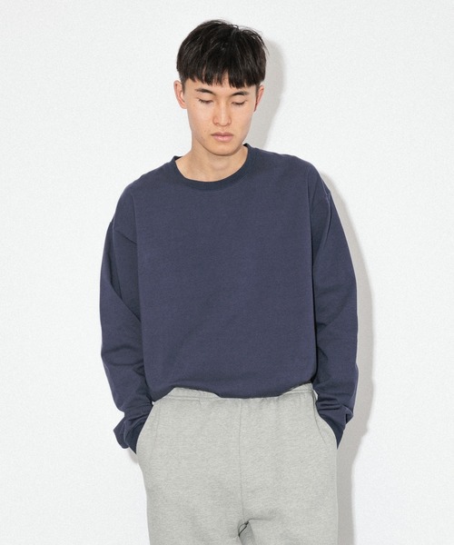 Knuu(ヌウ)の「9.5oz Heavy Long Sleeve T-Shirt(Tシャツ/カットソー・メンズ・ブラック/ホワイト/ネイビー/ブラウン/ダークネイビー・SMALL/X-SMALL/XX-LARGE/X-LARGE/LARGE/MEDIUM)」の4枚目の写真