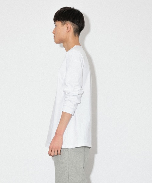 Knuu(ヌウ)の「9.5oz Heavy Long Sleeve T-Shirt(Tシャツ/カットソー・メンズ・ブラック/ホワイト/ネイビー/ブラウン/ダークネイビー・SMALL/X-SMALL/XX-LARGE/X-LARGE/LARGE/MEDIUM)」の22枚目の写真
