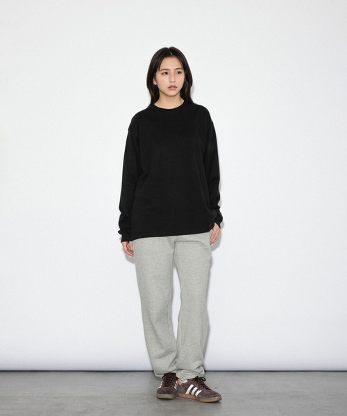 Knuu(ヌウ)の「9.5oz Heavy Long Sleeve T-Shirt(Tシャツ/カットソー・メンズ・ブラック/ホワイト/ネイビー/ブラウン/ダークネイビー・SMALL/X-SMALL/XX-LARGE/X-LARGE/LARGE/MEDIUM)」の9枚目の写真