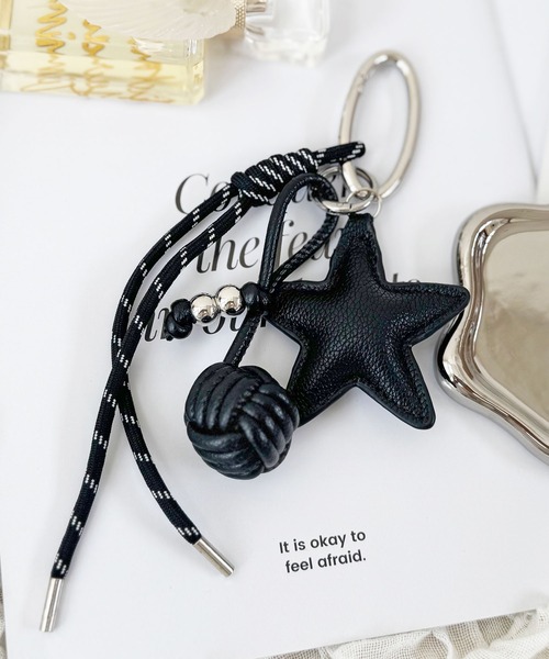 NOLITA LABORATORY(ノリータラボラトリー)の「【 NOLITA / ノリータ 】 星 チャーム ロープストラップ バッグチャーム(チャーム・レディース・ブラック/シルバー/ゴールド・FREE)」の2枚目の写真