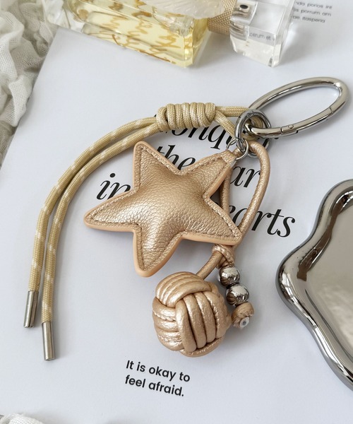 NOLITA LABORATORY(ノリータラボラトリー)の「【 NOLITA / ノリータ 】 星 チャーム ロープストラップ バッグチャーム(チャーム・レディース・ブラック/シルバー/ゴールド・FREE)」の5枚目の写真
