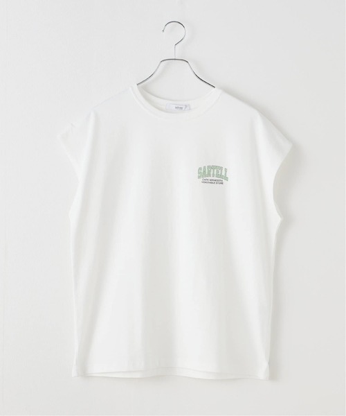 JOURNAL STANDARD relume(ジャーナルスタンダード レリューム)の「フレンチスリーブロゴTシャツ(Tシャツ/カットソー・レディース・ホワイト/チャコールグレー・FREE)」の15枚目の写真