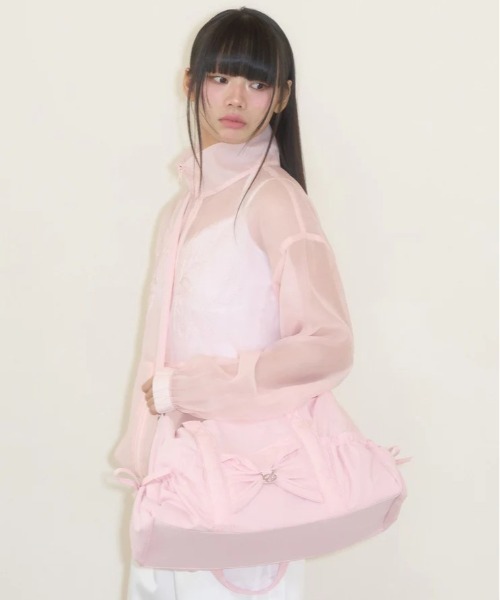 [韓国人気]★ILLIGO★BOW POTY DUFFLE BAG★ダッフルバッグ★ ILLIGO】BOW POTY ダッフルバッグ BOW POTY DUFFLE BAG