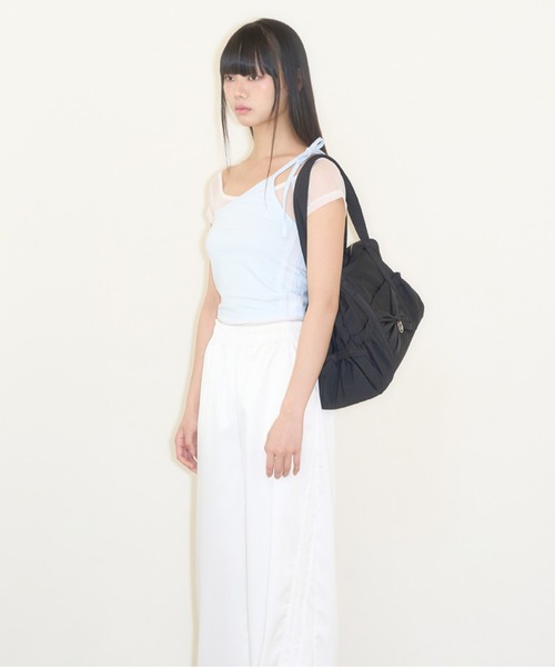 [25SS]★ILLIGO★BOW POTY MINI DUFFLE BAG★ミニダッフルバッグ ボウポティーミニダッフルバッグ ブラック - illigo | 60