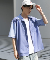 SENSE OF PLACE by URBAN RESEARCH | バイカラーオープンカラーショートスリーブシャツ(シャツ/ブラウス)