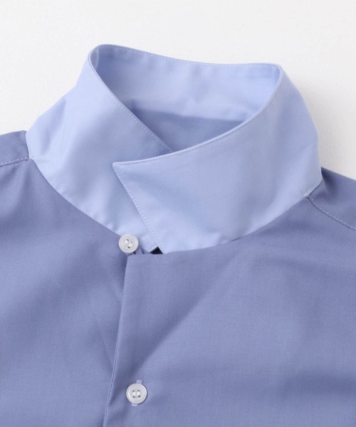 SENSE OF PLACE by URBAN RESEARCH（センスオブプレイスバイアーバンリサーチ）の「バイカラーオープンカラーショートスリーブシャツ（シャツ/ブラウス・メンズ・ブラウン/ライトブルー/チャコールグレー・MEDIUM/LARGE）」の12枚目の写真