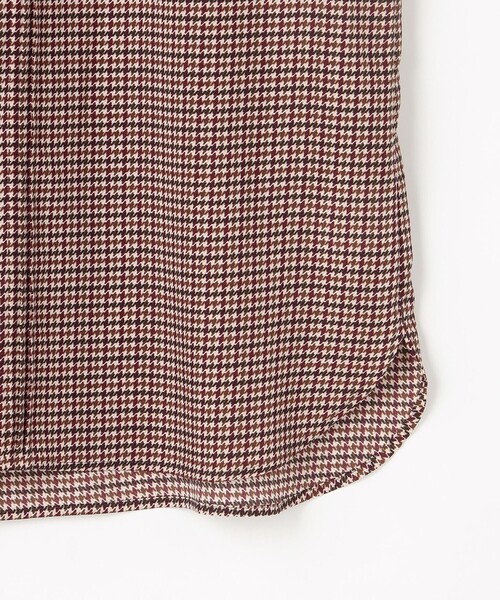 J.PRESS Ladies（J.プレス レディス）の「デシンハウンドトゥースプリント ブラウス（シャツ/ブラウス・レディース・ネイビー系3/ブラウン系3・XS）」の13枚目の写真