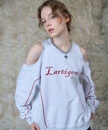LARTIGENT（ラーティゼン）の「L13 CUT-OUT STITCH SWEATSHIRT（スウェット）」