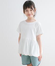 『親子リンク』『WEB/一部店舗限定サイズ』ペプラムバルーンTシャツ(KIDS)