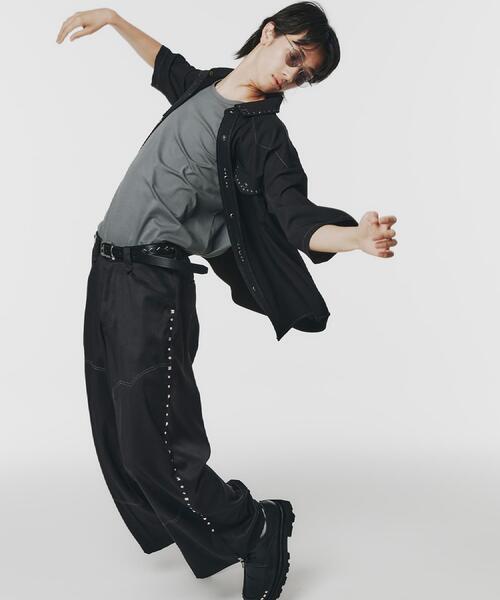 tk.TAKEO KIKUCHI（ティーケータケオキクチ）の「ウェスタンスタッズシャツ（シャツ/ブラウス・メンズ・ブラック/ブラウン系その他・01/02/03）」の6枚目の写真