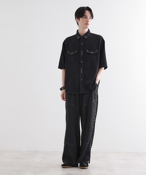 tk.TAKEO KIKUCHI（ティーケータケオキクチ）の「ウェスタンスタッズシャツ（シャツ/ブラウス・メンズ・ブラック/ブラウン系その他・01/02/03）」の9枚目の写真