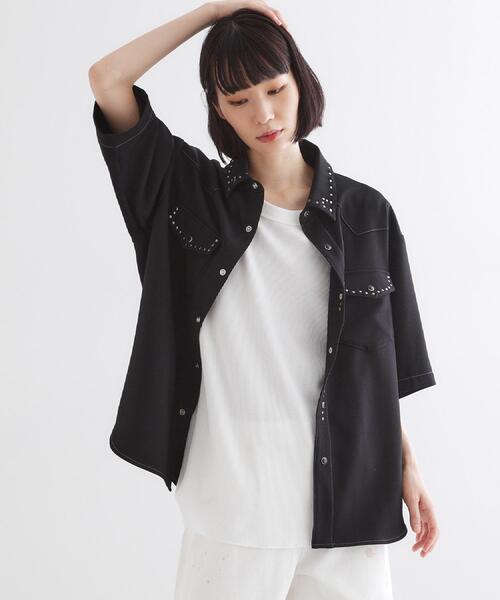 tk.TAKEO KIKUCHI（ティーケータケオキクチ）の「ウェスタンスタッズシャツ（シャツ/ブラウス・メンズ・ブラック/ブラウン系その他・01/02/03）」の10枚目の写真