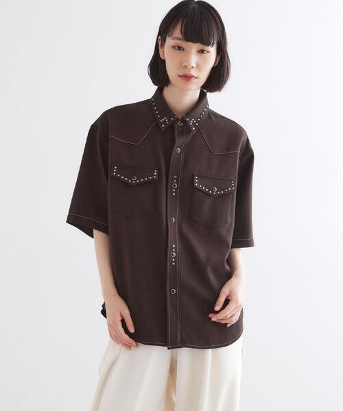 tk.TAKEO KIKUCHI（ティーケータケオキクチ）の「ウェスタンスタッズシャツ（シャツ/ブラウス・メンズ・ブラック/ブラウン系その他・01/02/03）」の16枚目の写真