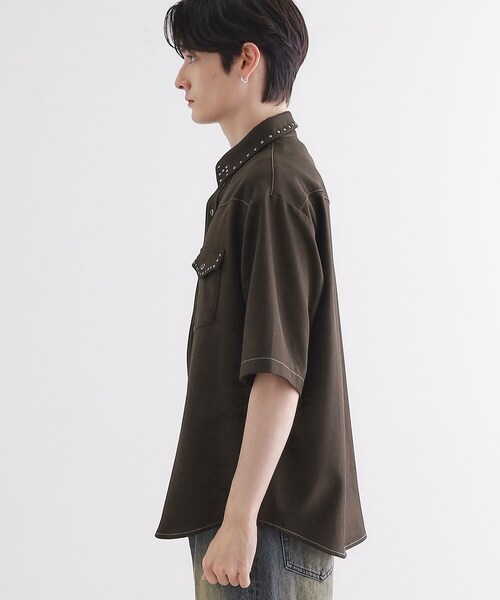 tk.TAKEO KIKUCHI（ティーケータケオキクチ）の「ウェスタンスタッズシャツ（シャツ/ブラウス・メンズ・ブラック/ブラウン系その他・01/02/03）」の20枚目の写真