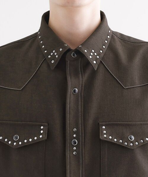 tk.TAKEO KIKUCHI（ティーケータケオキクチ）の「ウェスタンスタッズシャツ（シャツ/ブラウス・メンズ・ブラック/ブラウン系その他・01/02/03）」の22枚目の写真