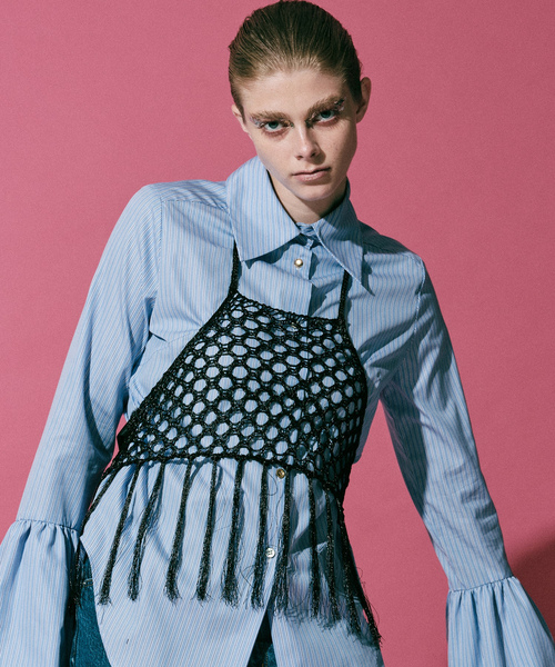 「MAISON SPECIAL」 キャミソールブラウス FREE ブラック レディース MAISON SPECIAL」 キャミソールブラウス FREE ピンク レディース