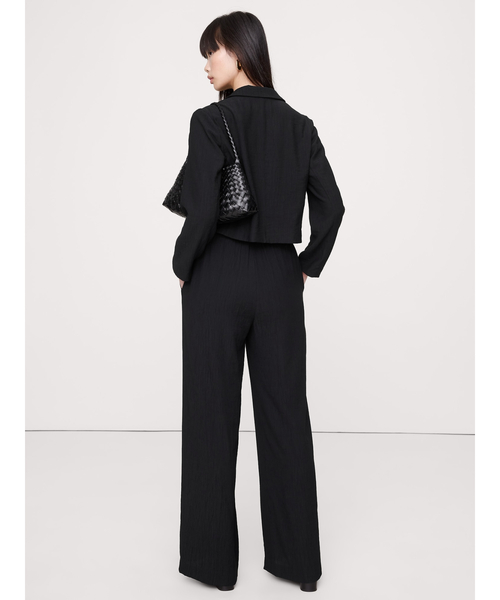 Banana Republic（バナナリパブリック）の「プルオン ワイドレッグ クリンクルパンツ（その他パンツ・メンズ・グリーン/ブラック・XS/S/M/L）」の5枚目の写真