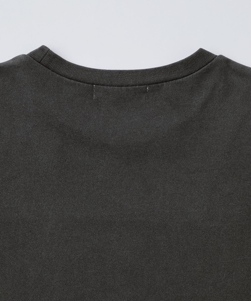 SERACE(セラス)の「【SERACE】Vintage design loose pigment flower embroidery long tee / ヴィンテージデザインルーズピグメントフラワー刺繍ロンT(Tシャツ/カットソー・メンズ・ブラック/ブルー/グレー・S/M/L)」の11枚目の写真