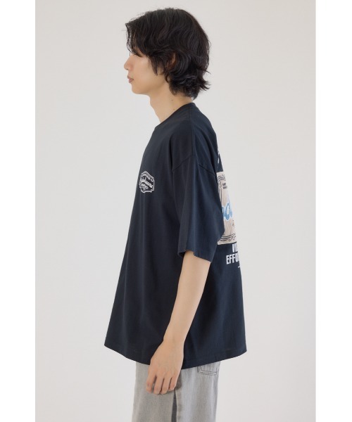 RODEO CROWNS WIDE BOWL(ロデオクラウンズワイドボウル)の「コール&デニムパッチTシャツ(Tシャツ/カットソー・メンズ・ブラック/ホワイト/オレンジ・MEDIUM/LARGE)」の10枚目の写真