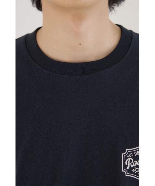 RODEO CROWNS WIDE BOWL(ロデオクラウンズワイドボウル)の「コール&デニムパッチTシャツ(Tシャツ/カットソー・メンズ・ブラック/ホワイト/オレンジ・MEDIUM/LARGE)」の8枚目の写真