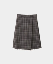 beautiful people | sheer wool check    pleated skirt pants(その他パンツ)