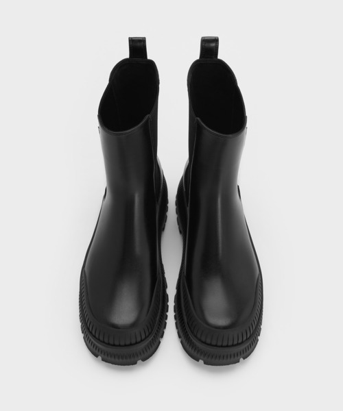 CHARLES & KEITH（チャールズ & キース）の「Darra ダラ リジッドソールチェルシーブーツ（ブーツ・レディース・ブラック/バーガンディー/ベージュ・24.5cm/23.5cm/23cm/22.5cm/26.5cm/25.5cm/25cm）」の21枚目の写真