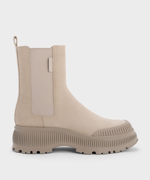 CHARLES & KEITH（チャールズ & キース）の「Darra ダラ リジッドソールチェルシーブーツ（ブーツ・レディース・ブラック/バーガンディー/ベージュ・24.5cm/23.5cm/23cm/22.5cm/26.5cm/25.5cm/25cm）」の13枚目の写真